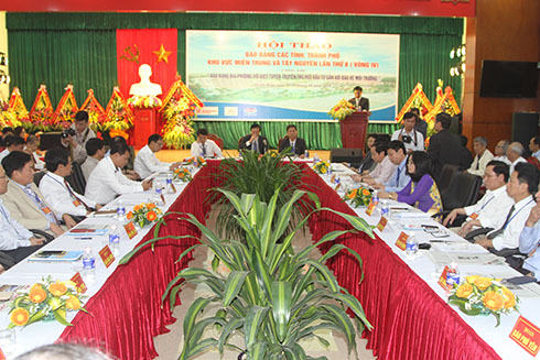 Hội thảo báo Đảng địa phương với công tác thu hút đầu tư gắn với bảo vệ môi trường