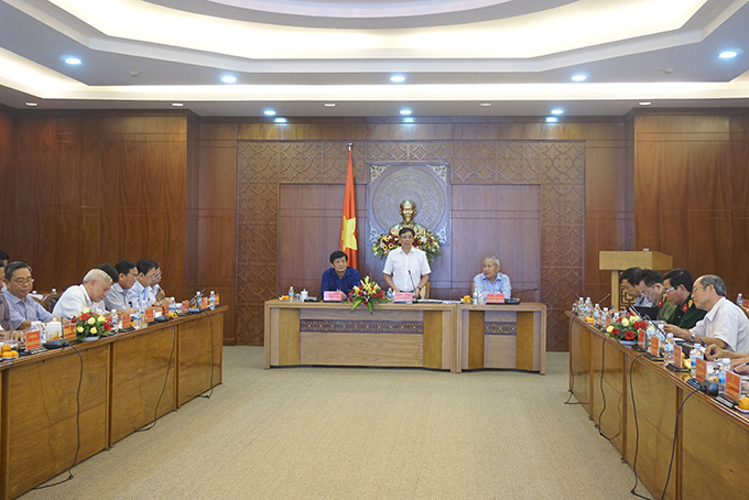 Ông Lê Đức Vinh phát biểu chỉ đạo.