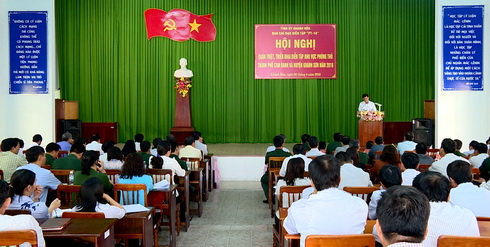 Quang cảnh hội nghị.