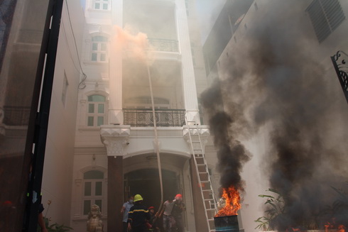 Khói lửa lan nhanh trong tình huống giả định