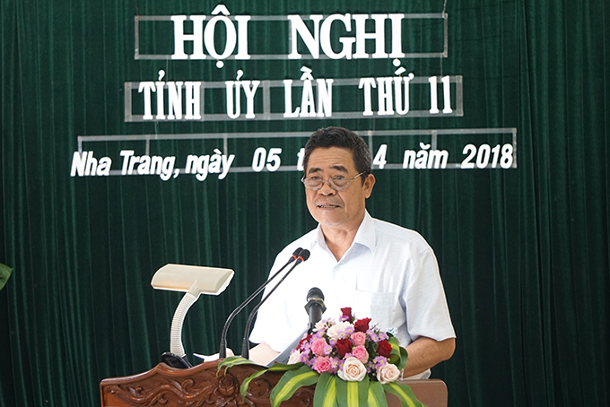 Ông Lê Thanh Quang phát biểu khai mạc.