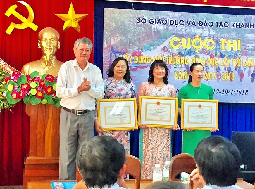 Cuộc thi Xây dựng môi trường giáo dục lấy trẻ làm trung tâm: Trường Mầm non Lý Tự Trọng đạt giải nhất