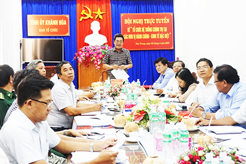 Hội nghị về xây dựng hệ thống chính trị đặc khu