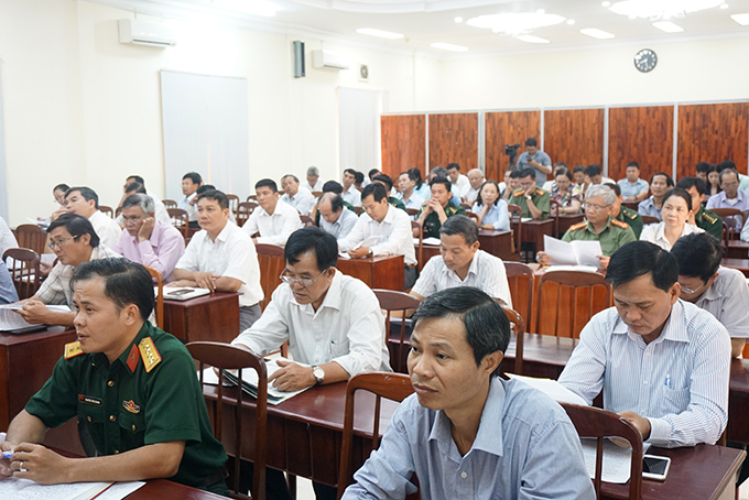 Hội nghị báo cáo viên Tỉnh ủy Khánh Hòa tháng 4-2018