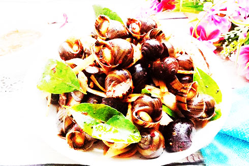 Ốc mít xào dừa cay