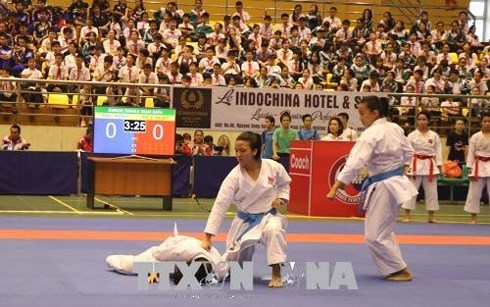Việt Nam nhất toàn đoàn tại Giải vô địch Karatedo Đông Nam Á 2018