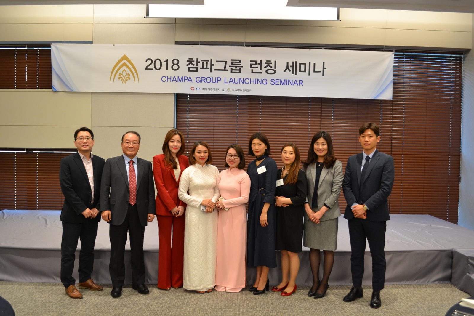 Representatives of ChampaGroup and some partners in Korea