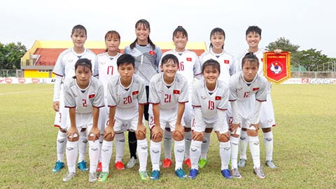 ĐT U16 nữ Việt Nam có chiến thắng đầu tiên.