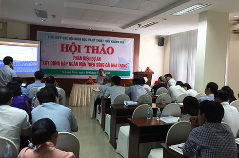 Hội thảo phản biện dự án xây dựng đập ngăn mặn trên sông Cái