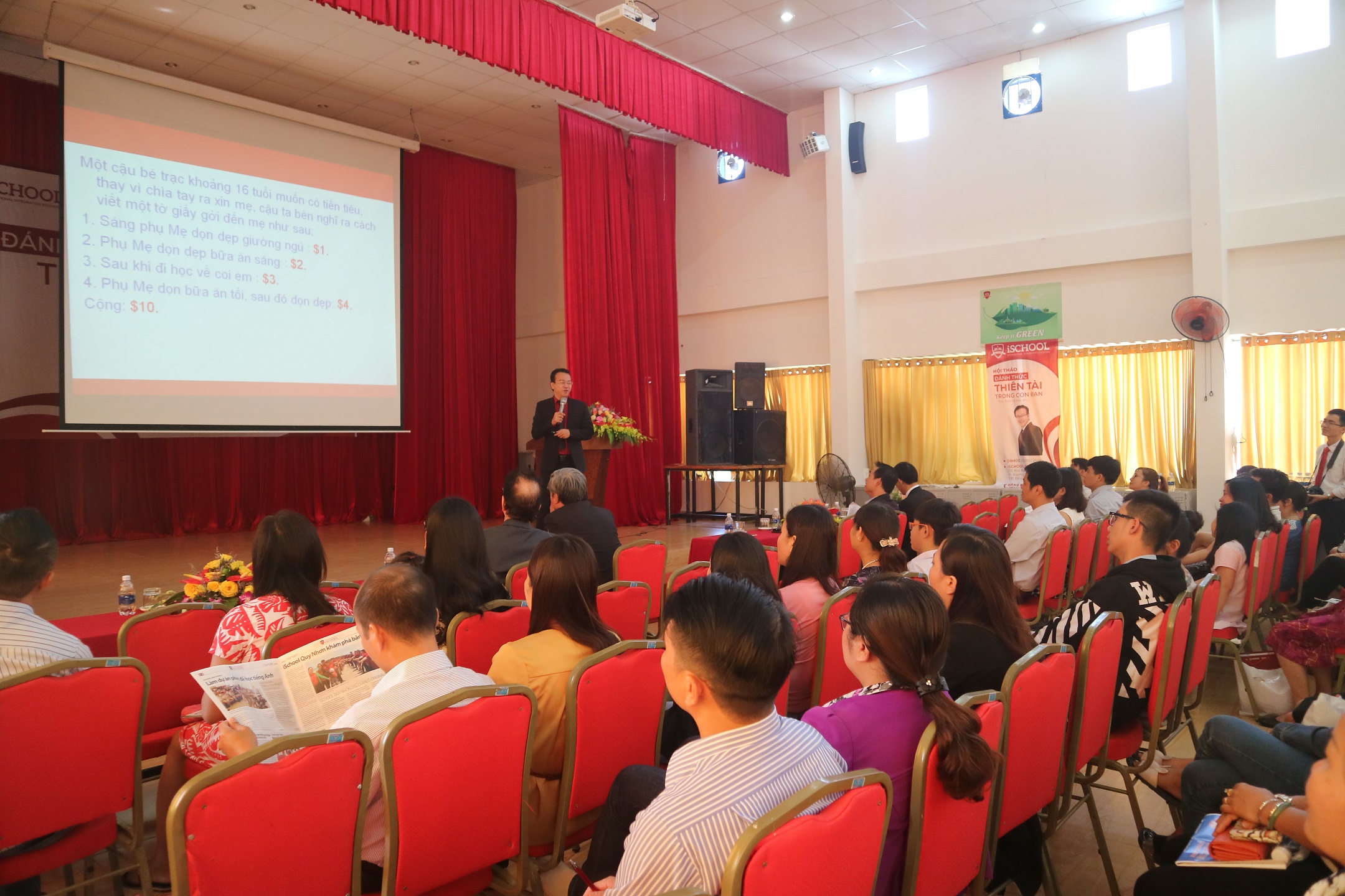 Trường ISCHOOL Nha Trang: Hội thảo tuyển sinh lớp 6 và 10