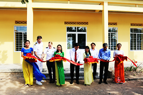 Hoàn thành sửa chữa trường Tiểu học Ninh Xuân 2