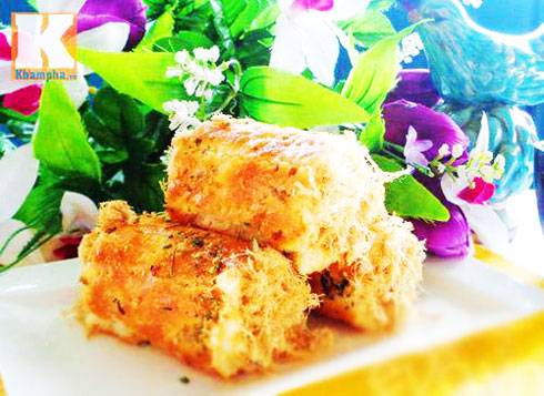 Bánh mì cuộn ruốc