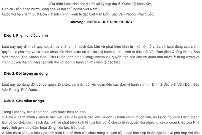 Hãy đọc dự thảo Luật, chớ nghe kích động