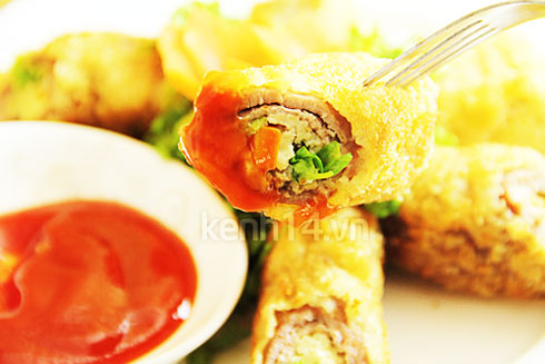 Bò cuộn đậu phụ chiên giòn tan cho cuối tuần