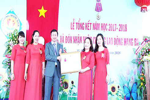 Trường Mầm non 1-6: Lá cờ đầu của ngành Giáo dục Khánh Sơn