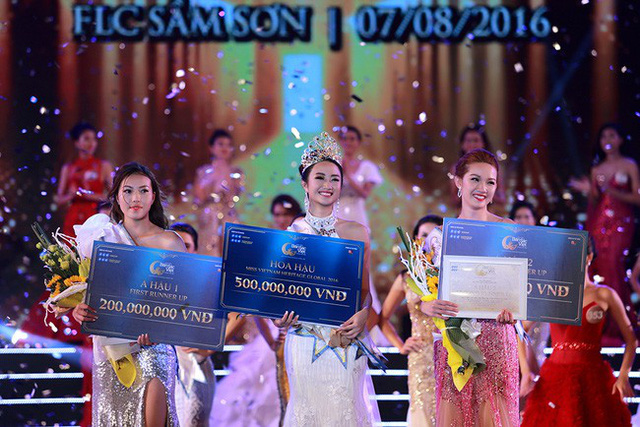 Hoa hậu Thu Ngân đăng quang cuộc thi Hoa hậu Bản sắc Việt toàn cầu 2016