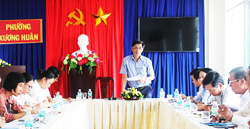 Cần đẩy nhanh tiến độ các dự án trên địa bàn phường Xương Huân