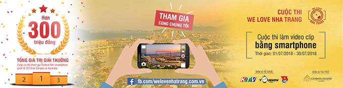 "We Love Nha Trang" contest has total prize value of over VND300 million