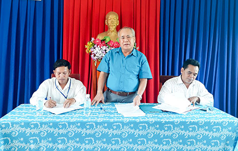 Lãnh đạo tỉnh làm việc với xã Khánh Phú