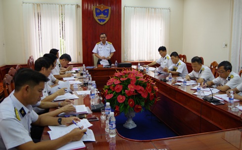 Nắm tình hình thực hiện nhiệm vụ của Đảng bộ Học viện Hải quân