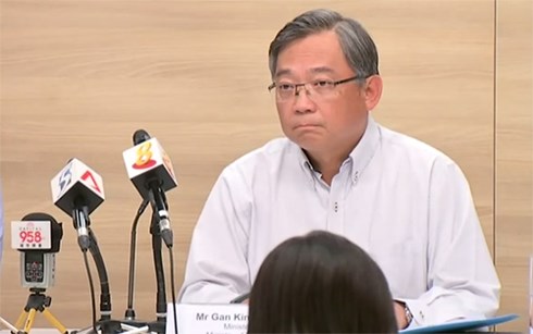 Bộ trưởng Y tế Singapore Gan Kim Yong. (Ảnh: Channel News Asia)