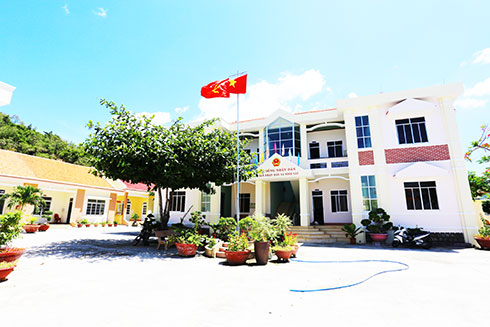 Trụ sở UBND xã Ninh Vân.