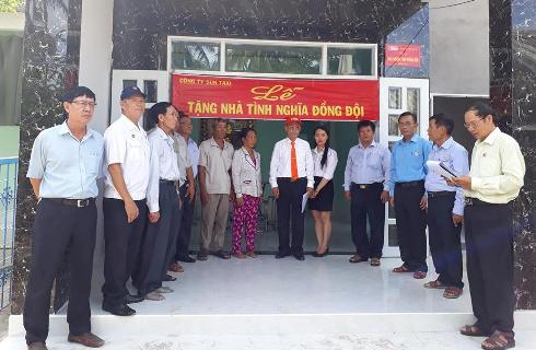 Hội Cựu chiến binh phường Vĩnh Nguyên bàn giao nhà nghĩa tình đồng đội