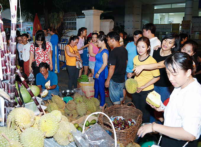 Sầu riêng Khánh Sơn là mặt hàng thu hút sự quan tâm lớn nhất.