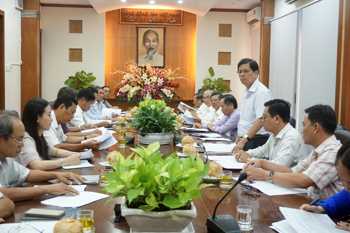 Ông Nguyễn Tấn Tuân phát biểu chỉ đạo