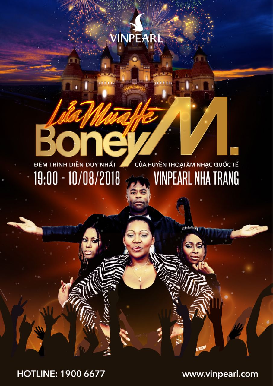 Boney M sẽ thắp  &quot;Lửa mùa hè &quot; tại Vinpearl Nha Trang