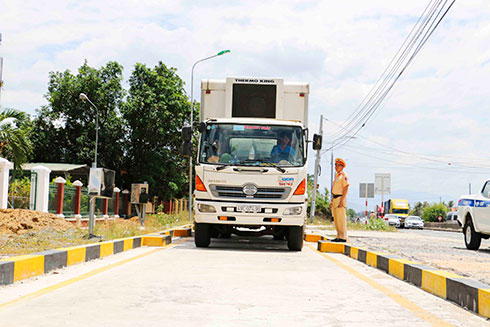 Trạm cân tải trọng Quốc lộ 1: Tín hiệu tích cực