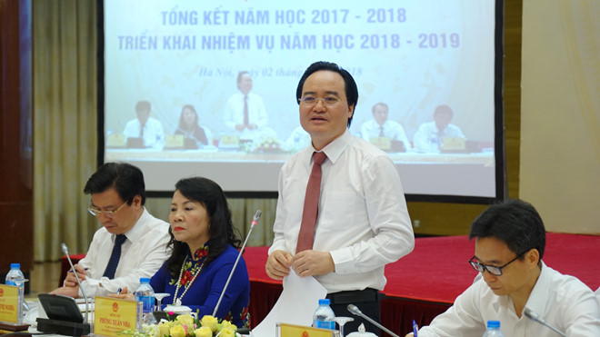Hội nghị trực tuyến toàn quốc tổng kết năm học 2017 - 2018