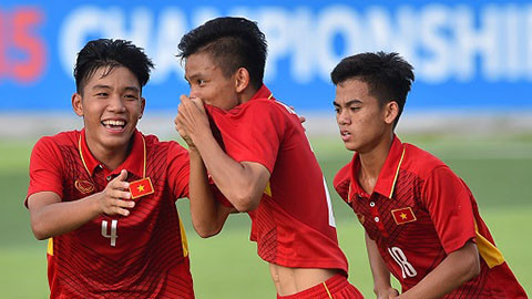U16 Việt Nam có chiến thắng đậm trước U16 Philippines.