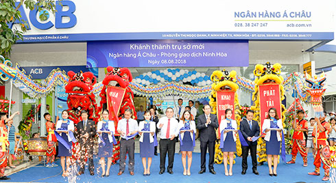 ACB Ninh Hòa khai trương trụ sở mới