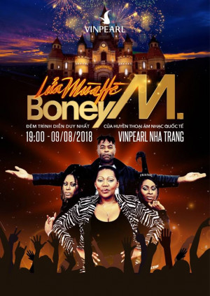 Đêm nhạc "Lửa mùa hè - Boney M" sẽ diễn ra tối 9-8