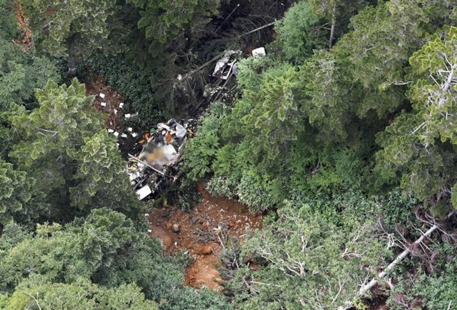 Rơi trực thăng tại Nhật Bản: Toàn bộ 9 người trên máy bay thiệt mạng