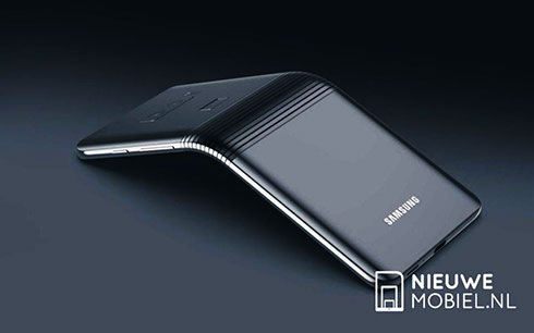 Galaxy X được thiết kế với một bản lề ở giữa thân máy