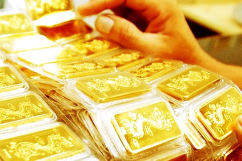 Giá vàng trong nước giảm nhẹ trong phiên giao dịch đầu tuần