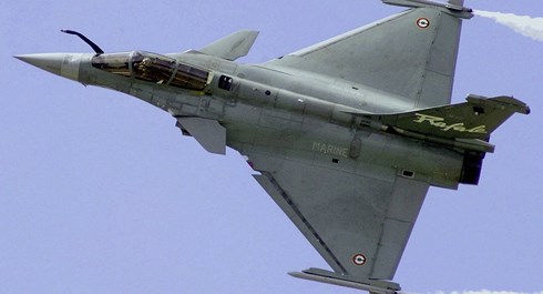 Tiêm kích đa nhiệm Rafale của Không quân Pháp. (Ảnh: AP)