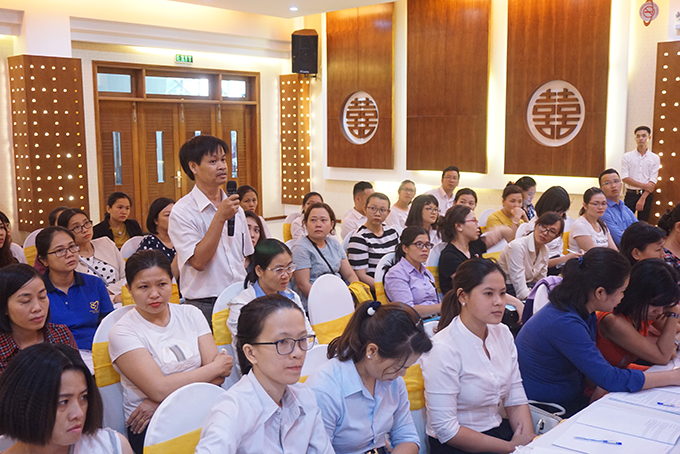 Đại diện doanh nghiệp phát biểu ý kiến