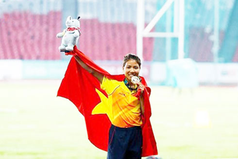Vận động viên Bùi Thị Thu Thảo không thể tham gia chung kết môn điền kinh nội dung nhảy ba bước vì lo ngại chấn thương.