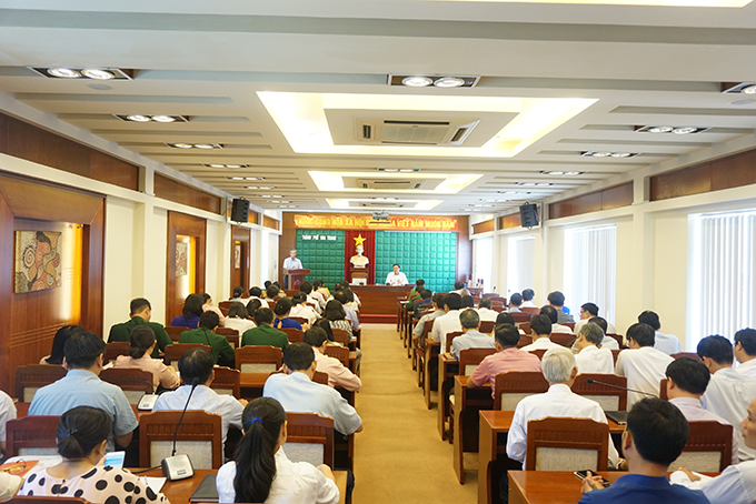 Nha Trang: Giao ban bí thư, chủ tịch xã, phường