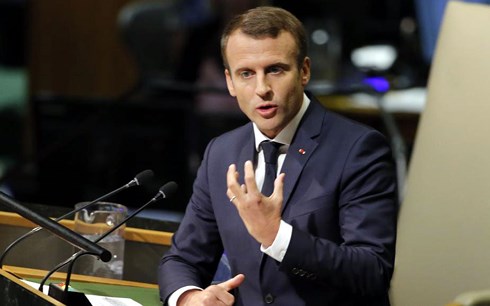 Tổng thống Pháp Emmanuel Macron. (Ảnh: RFI)