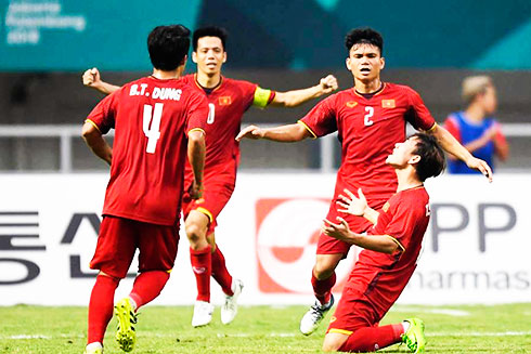 Các cầu thủ Olympic Việt Nam (nguồn: soha.vn).  