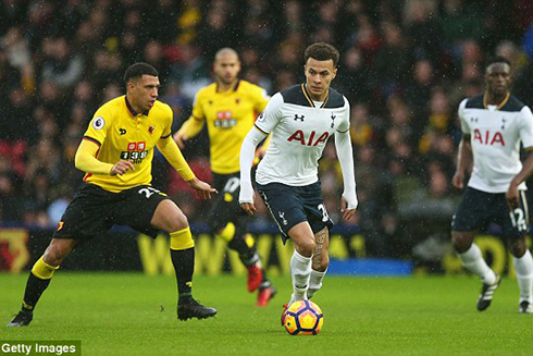 Watford khó lòng vượt qua được một đối thủ mạnh như Tottenham.
