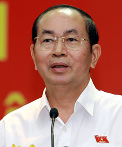 Chủ tịch nước Trần Đại Quang. Ảnh: Thiên Ngôn.