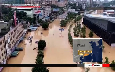 (Ảnh chụp từ clip, nguồn NHK)