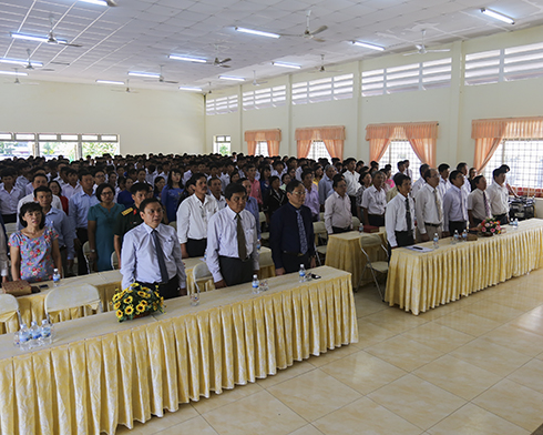 Trường Trung cấp nghề Ninh Hòa khai giảng năm học mới