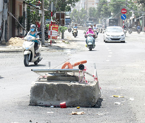 Khối bê tông nguy hiểm