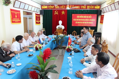 Quang cảnh buổi tiếp.